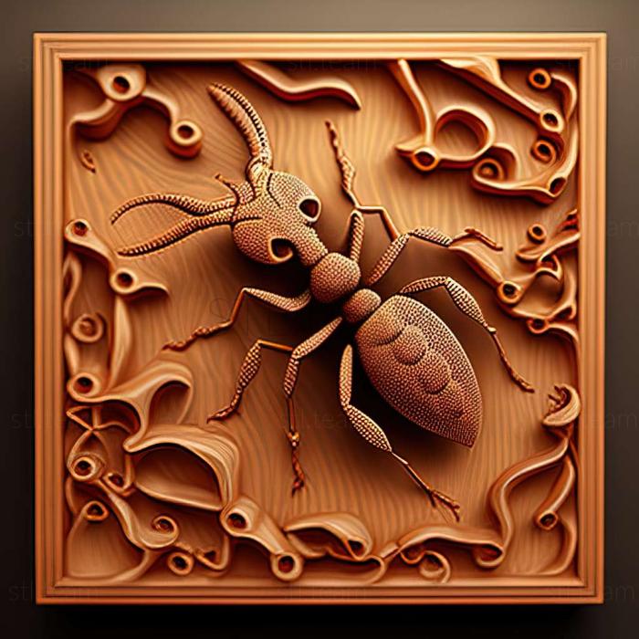 3D модель Pheidole alacris (STL)